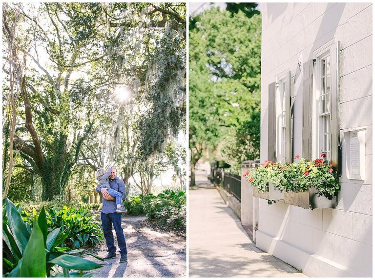 Hampton Park is a great family photo spot in Charleston SC